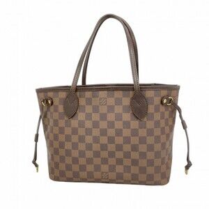 LOUIS VUITTON Authentic Brown Damier Neverfull MM Tote Bag